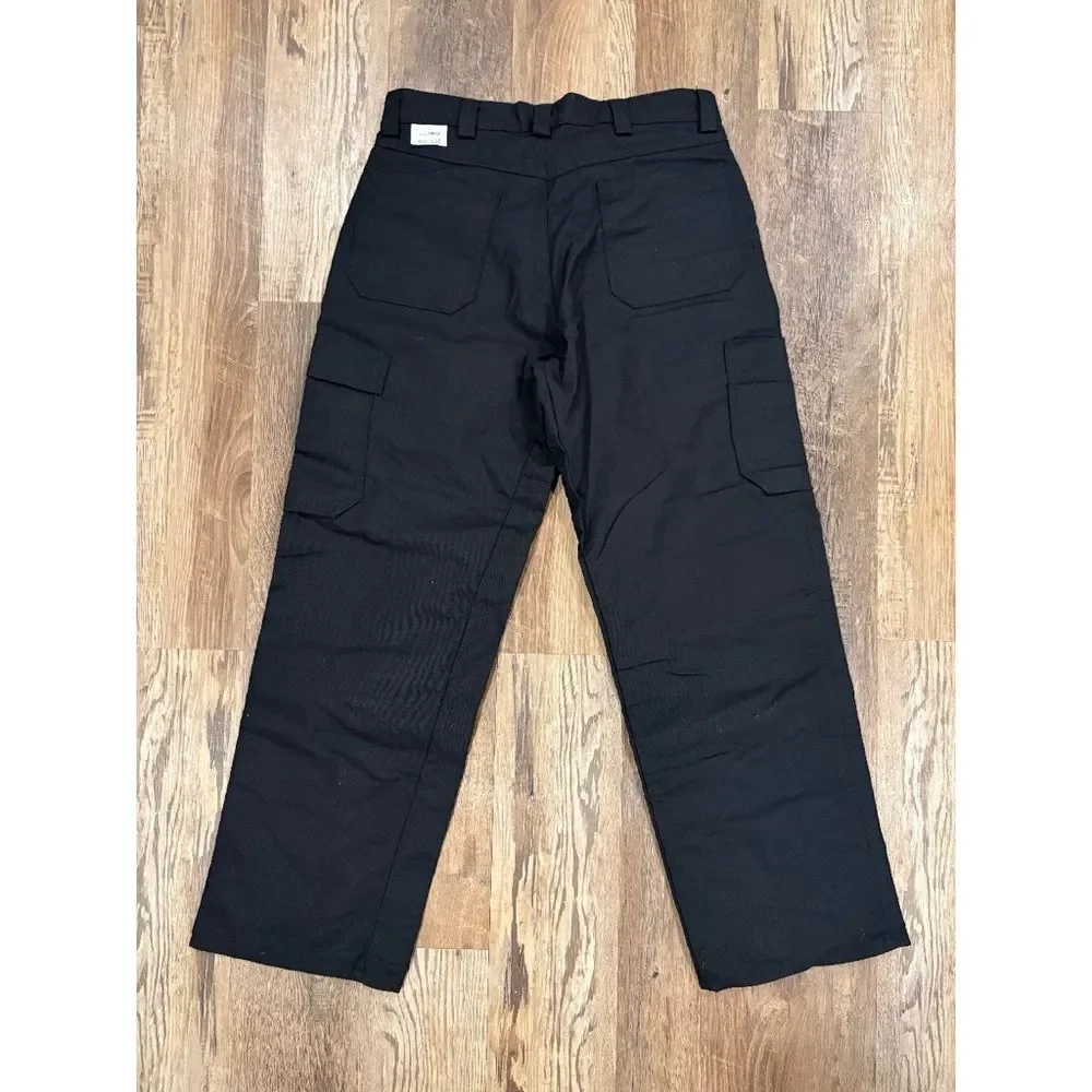 Men's Red Kap Black Cargo Utility Work Pants